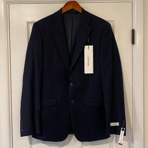 Calvin Klein Malbin 2 Button Slim Fit Suit Jacket Size 40 R NEW WITH TAGS